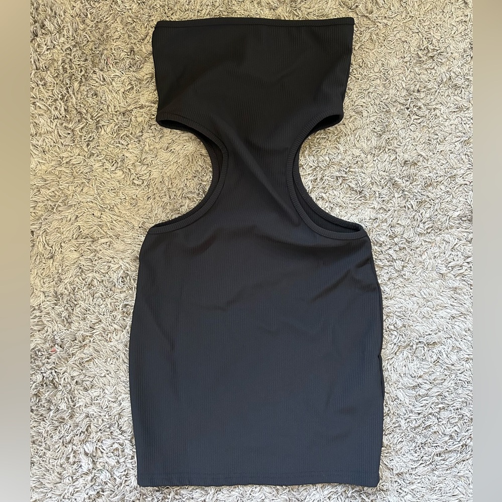 NWOT Edikted Cutout Black Bodycon Mini Dress
